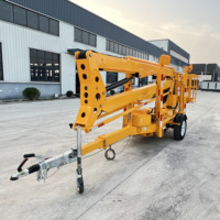 Plateforme élévatrice télescopique remorquable L001 RST, prix d'usine, élévateur portable, élévateur aérien, remorque télescopique, élévateur à nacelle, élévateur à ciseaux