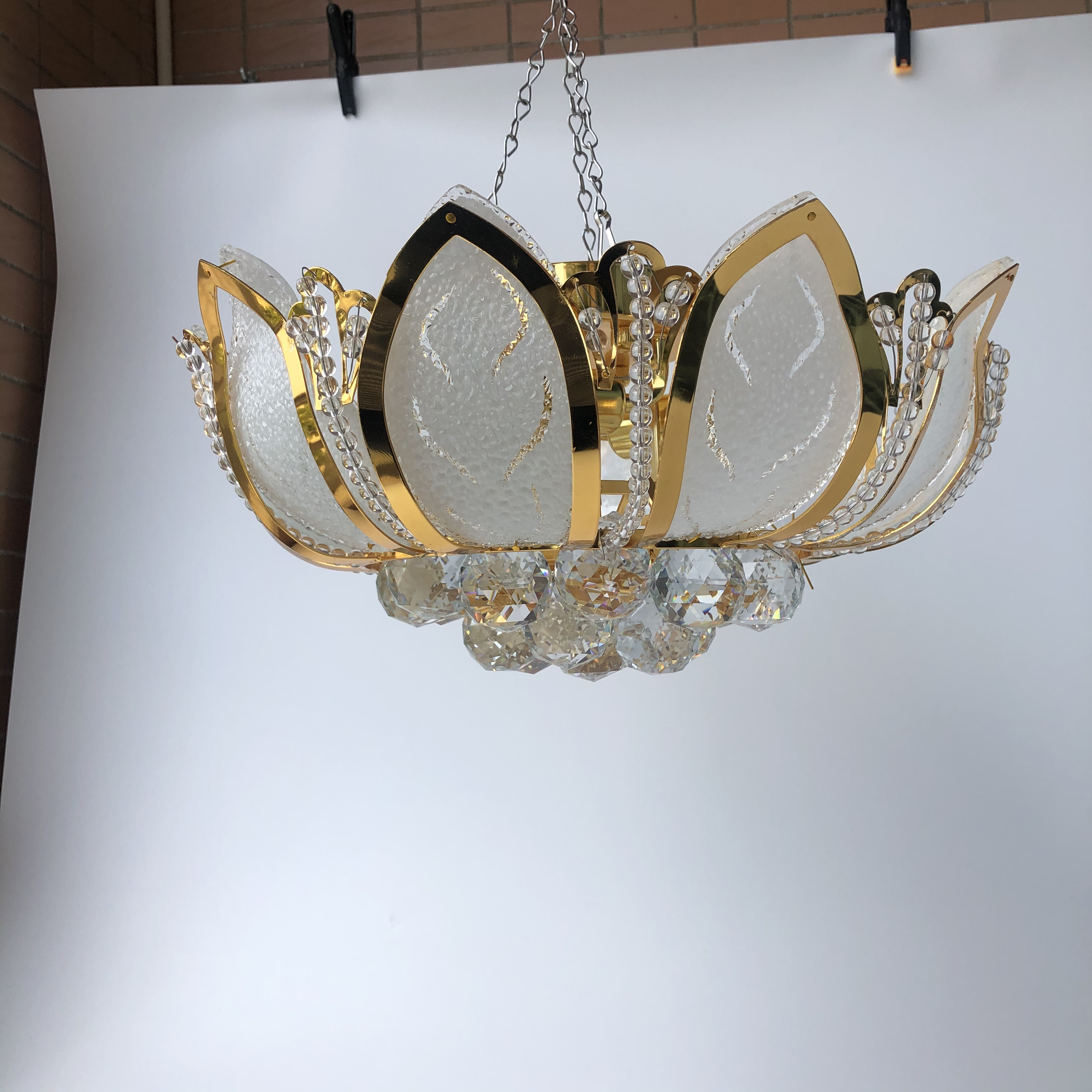 Small Ceiling Lamp with E14 Light Source and Crystal Ceiling Lighting Fixtures for Bedroom Home Decor Light