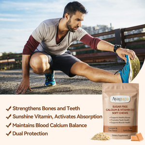 Gummies de Vitamine D3 OEM à Marque Privée – Complément pour la Santé des Os et des Dents – Usine GMP – Vente en Gros de Calcium et Vitamine D3 sous Forme de Soft Chews - Product Image 3