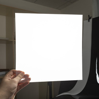 Feuilles diffuseur LED à 60% de transmission lumineuse, en polypropylène PP, type coulé, panneau diffuseur, matériaux pour panneaux lumineux, service de découpe PET