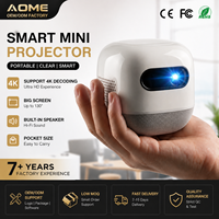 Nouveauté 2026 : Mini projecteur DLP de poche intelligent M2 Android 13.0, vidéo 4K, batterie rechargeable intégrée, sans fil