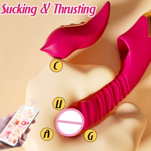 Vibratore Staccabile con APP e Riscaldamento, 9 Vibrazioni e Spinte, Stimolatore per Capezzoli, Punto G e Anale per Donne e Coppie - Product Image 5