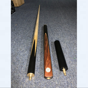 Snooker Cue 3/4-tlg. Eschenholz Que Sticks mit Mini Butt Extension Billard Cues