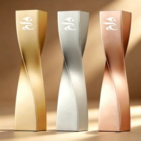 Trofeo de Resina con Impresión UV en Oro, Plata y Bronce, Premio Personalizado con Grabado, Trofeo de Resina Irregular