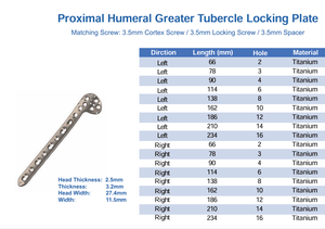 Placa de Bloqueo de Titanio para Húmero <span class=keywords><strong>Proximal</strong></span> CANWELL, Fabricante de Ortopedia de Compresión, Fábrica de Traumatología, OEM, Certificado CE - Product Image 4