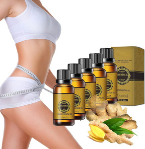 Nhãn Hiệu Riêng 100% Tự Nhiên 10/30 Ml Tinh Khiết Gừng Tinh Dầu Giảm Béo Gừng Bụng Dầu Thoát Nước Cho Cơ Thể Massage - Product Image 5