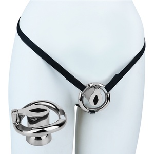 FRRK Metal Negative Chastity Cage With <b>Elastic</b> Waist <b>Belt</b> Urethral Inverted Design 2026 New BDSM Adult Sex Toy for Male Sissy - Product Image 1