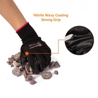 Gants de travail en nitrile avec revêtement de paume SNELL EN388, antidérapants, résistants à l'usure, gants de sécurité pour la construction et le jardinage, directement de l'usine