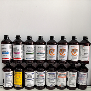 473ml 16oz ho Syrup hổ phách QR mã cap chai nhựa với tris nhãn - Product Image 3