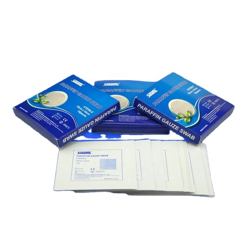 Paraffin vaseline gauze dressing gauze paraffin from professional manufacture