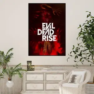 Film Evil Dead Rise horreur Affiche Imprime Sticker Mural Peinture Chambre Salon Décoration Bureau Maison Auto-Adhésif