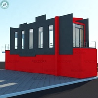 Nouveau Créateur De Mode Magasin De Rue Bâtiment Center Restaurant Center Commercial 24 Heures Dépanneur