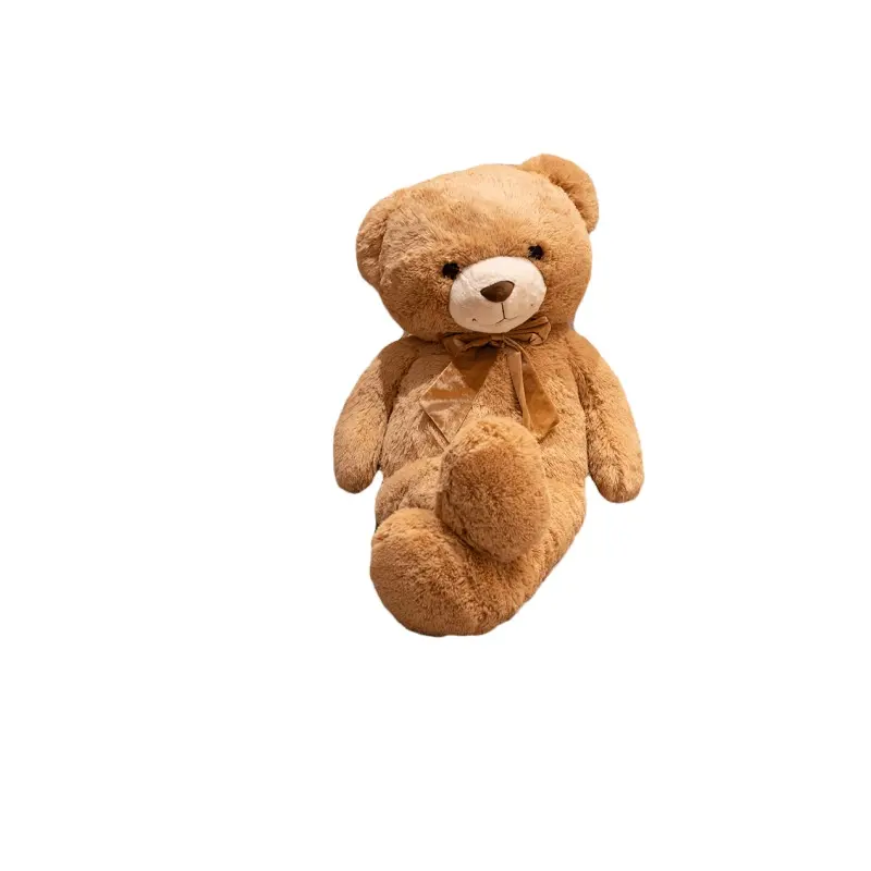 ตุ๊กตาหมีตัวใหญ่ตุ๊กตาหมีนอนหลับของเล่นตุ๊กตาผมยาวของขวัญระดับที่ต้องการ