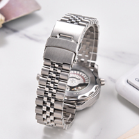 Bracelet de montre en acier inoxydable MZDTIMK Charm 20 mm 22 mm à dégagement rapide, fermoir déployant à double clic, bracelet de montre Jubilee en métal