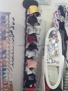 Support à chapeaux en fer, prix d'usine, fabricant, fournisseur, pour magasin de vêtements, <span class=keywords><strong>porte</strong></span>-chapeaux pour casquettes de baseball, magasin de vêtements pour hommes - Product Image 3