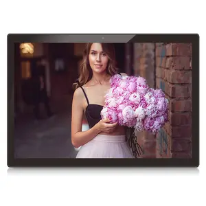 Wall mounted 27 inch FHD 1080P IPS screen LED advertising display 27 inch widescreen digital signage advertising player