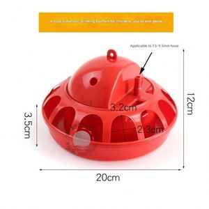 Bebedero de granja de pollos Pato Paloma Pájaro Fuente <span class=keywords><strong>Plasson</strong></span> Botella de agua para incubar Bebedero automático de pollo con rejilla - Product Image 4