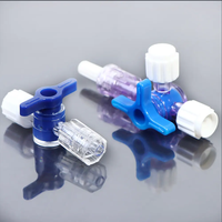 ISO9001 petite vanne à robinet d'air en plastique Mini pression de débit d'air médical Luer Lock clapet anti-retour robinets d'arrêt