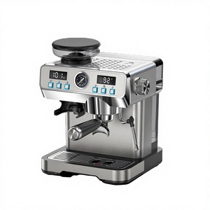 Machine à café Newle, machine à café numérique professionnelle, machine à <span class=keywords><strong>expresso</strong></span> <span class=keywords><strong>avec</strong></span> moulin à café 20 bars, <span class=keywords><strong>filtre</strong></span> à café italien de 52 mm - Product Image 3