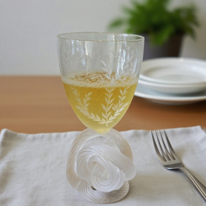 Gobelet en verre en cristal fait à la main haut de gamme avec Base en forme de noeud pour la maison fête mariage Restaurant vin et jus tasse - Product Image 6