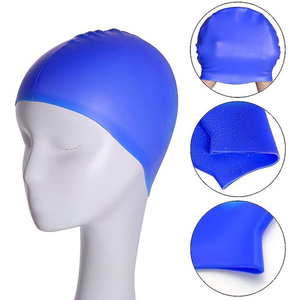 Gorro de Natación de Silicona Unisex para Adultos, Duradero, Impermeable, Antideslizante y Elástico, para Cabello Largo y Corto - Product Image 4