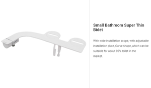 Moderne Ultra-Slanke Mechanische <span class=keywords><strong>Bidet</strong></span> Gehechtheid Abs Niet-Elektrisch - Product Image 3