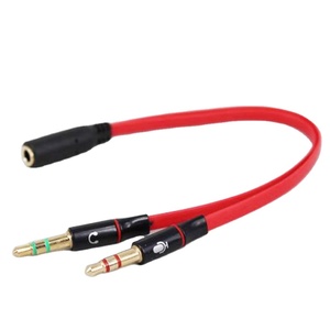 <span class=keywords><strong>Adaptador</strong></span> Divisor de Audio Cantell, Conector Hembra de <span class=keywords><strong>3.5</strong></span> mm a <span class=keywords><strong>Doble</strong></span> Conector <span class=keywords><strong>Jack</strong></span> de <span class=keywords><strong>3.5</strong></span> mm, <span class=keywords><strong>Adaptador</strong></span> para Auriculares y Micrófono, Cable Divisor de Audio - Product Image 1