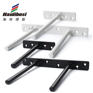 Haidibosi Invisible <b>Shelf</b> Support Iron T-Shaped Wall Mount <b>Bracket</b> For <b>Shelves</b> Easy Installation Modern Simple Style - Product Image 1