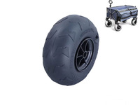 Chariot de plage en PVC de 9 pouces, directement de l'usine, avec roues gonflables à roulement à billes, capacité de charge de 80 kg, chariot de kayak