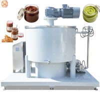 Broyeur à billes de chocolat TUORONG 1000L, machine complète de broyage de chocolat avec filtre magnétique pour le broyage du chocolat, des noix et de la confiture