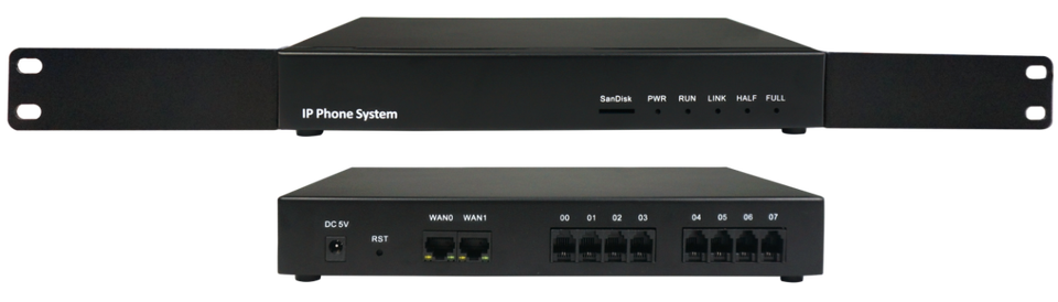 Rack-mountable PBX Voice Gateway IPG108J (Excelltel) RJ11 SIP Call ...