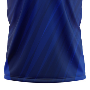 เสื้อโปโลฟุตบอลผู้ชายสีน้ำเงินเข้ม คอปกติดกระดุม แบบทีมสั่งทำพิเศษ ทนทาน แห้งเร็ว น้ำหนักเบา ระบายอากาศได้ดี ผลิตจากโพลีเอสเตอร์ 100% - Product Image 5