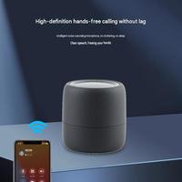 Haut-parleur Bluetooth portable étanche personnalisé en usine 5.3 avec support de téléphone, lumière RGB, rechargeable, mini son sans fil pour voiture et bureau