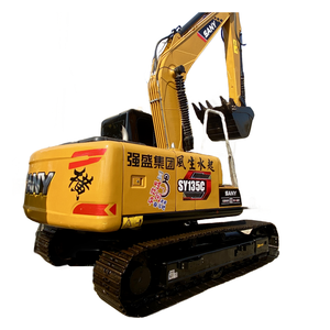 Excavadora hidráulica usada Sany SY135C, modelo 2021, motor y motor originales de alta calidad de 13,5 toneladas a la venta - Product Image 1