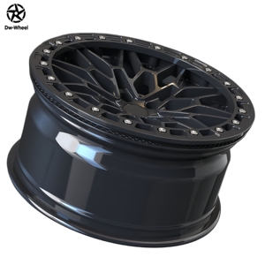 <span class=keywords><strong>Jantes</strong></span> en alliage d'aluminium forgé DW à rayons multiples 18 <span class=keywords><strong>19</strong></span> 20 22 24 <span class=keywords><strong>pouces</strong></span> NOIR BRILLANT avec beadlock pour BMW M3 G80 G81 M4 G82 G83 - Product Image 2