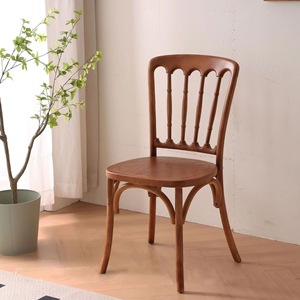 Silla <span class=keywords><strong>de</strong></span> comedor <span class=keywords><strong>de</strong></span> <span class=keywords><strong>madera</strong></span> maciza <span class=keywords><strong>de</strong></span> estilo francés con respaldo <span class=keywords><strong>de</strong></span> <span class=keywords><strong>mimbre</strong></span> vintage, adecuada para uso doméstico, comercial, restaurante <span class=keywords><strong>y</strong></span> hotel. - Product Image 4