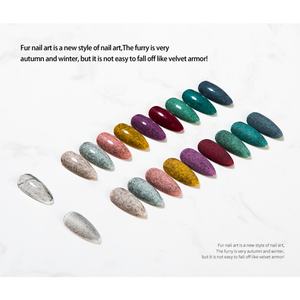 JTING Gel de Uñas con Efecto de Pelo Sintético, Popular y de Moda, Diseño Personalizado OEM con Servicio de Muestra Gratuita, Gel de Uñas Mate con Efecto de Pelo Sintético - Product Image 5