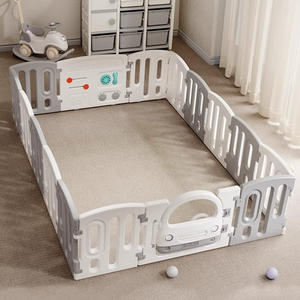 Nouveau design pliable pour enfants clôture Play Yard panneau de jeu et portail avec verrouillage de sécurité aire de jeux pour bébés pour enfants tout-petits - Product Image 5