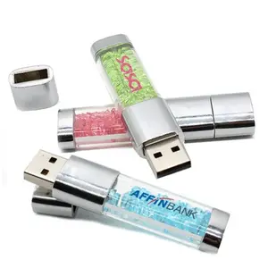 Hot sale crystal diamond usb flash drive 2.0 2gb 4gb 16gb 32gb pendrive usb flash disk crystal light up usb memory stick