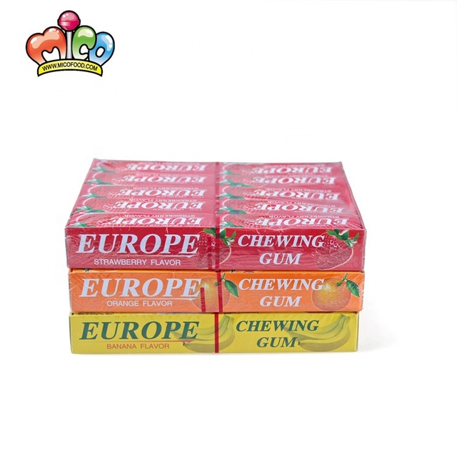 5 Stick Halal Fruity Flavors EUROPE Chewing Gum