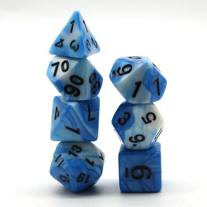 Juego de dados de Colores acrílicos personalizados D & D - Product Image 2