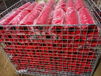 Rouleaux de guidage de convoyeur OEM pour l'exploitation minière, rouleaux tampons en caoutchouc anti-choc, anti-corrosion, résistants à l'usure, robustes et antistatiques
