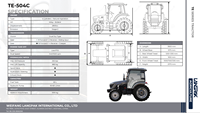 Tracteur agricole Langpak TE-504C Mini 2025 – Grande Vente Flash