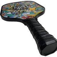 Raquette de pickleball légère en fibre de verre, noyau de 13 mm, technologie de mousse EVA sur les bords, contrôle, puissance, équilibre pour les professionnels