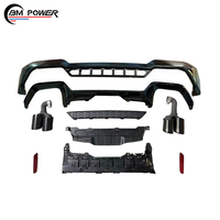 Kit de carrosserie automobile pour X3 Series G08 X3M F97 diffuseur de pare-chocs arrière couvercle arrière lèvre Spoiler silencieux d'échappement conseils