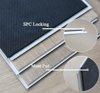 Suelo SPC de 1220x184 mm con Aspecto de Roble Natural, Núcleo Rígido Estable para Hogar, Apartamento, Oficina y Suministro al por Mayor