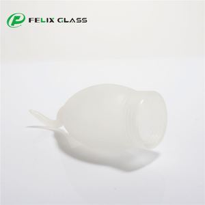 Abat-jour cylindrique industriel FELIX GLASS en verre borosilicate 3.3, fait main, écologique, garantie 3 ans, unique pour intérieur - Product Image 1