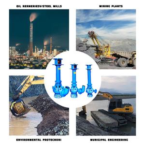 High Wear-Resistant Large Flow Sewage <b>Pump</b> Riversand <b>Suction</b> Vertical Mud <b>Pump</b> Submersible Slurry <b>Pump</b> for River Water - Product Image 2