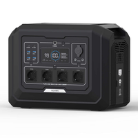 Générateur solaire portable S1 2000W à charge rapide, batterie LiFePO4, station d'alimentation UPS domestique avec onde sinusoïdale pure MPPT pour utilisation automobile