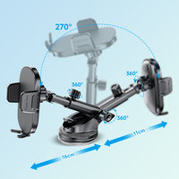 Support de téléphone portable multifonctionnel intelligent à 360 degrés pour voiture, nouveauté 2026, vente chaude, avec logo personnalisable